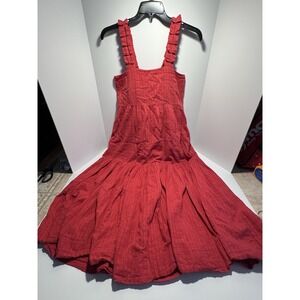 MIRTH Rio Grenadine Maxi Red Flowy  Dress Size Small Very Nice!!
